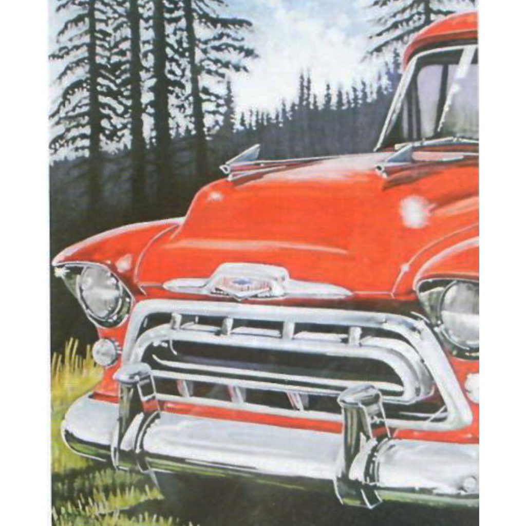 Weld Through Primer 1955 1956 1957 Chevy Pickup Truck Radiator Support