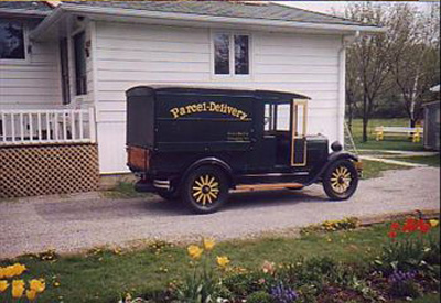 1928 chevrolet panel delivery truck