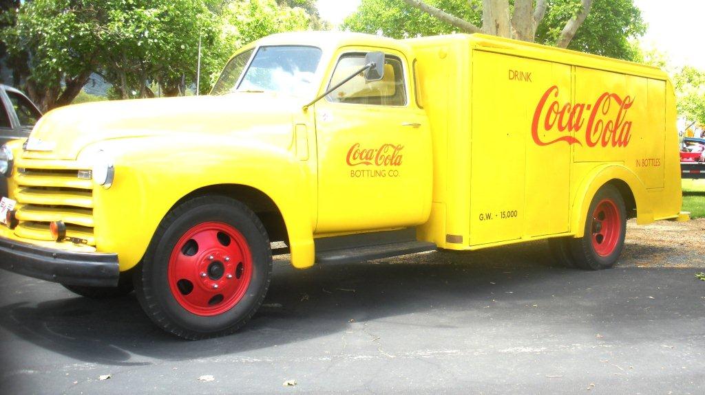 1950 coca cola delivery truck
