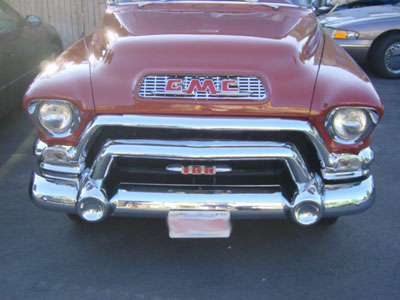 1955 1959 gmc bumper guards 1