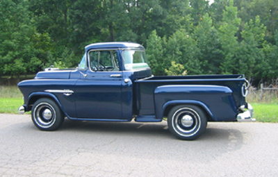 1955 chevrolet second series pick up truck