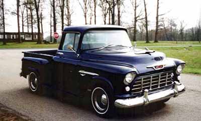 1955 chevrolet second series pick up truck