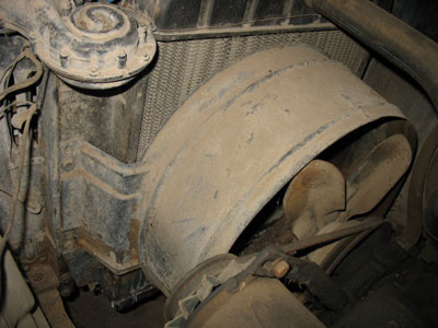 1958 1959 Chevrolet fan shroud 1