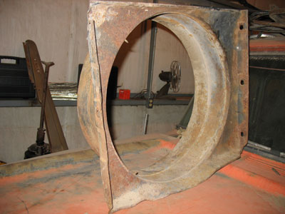 1958 1959 Chevrolet fan shroud 4