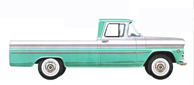 1960 1961 chevy gmc side trim 2