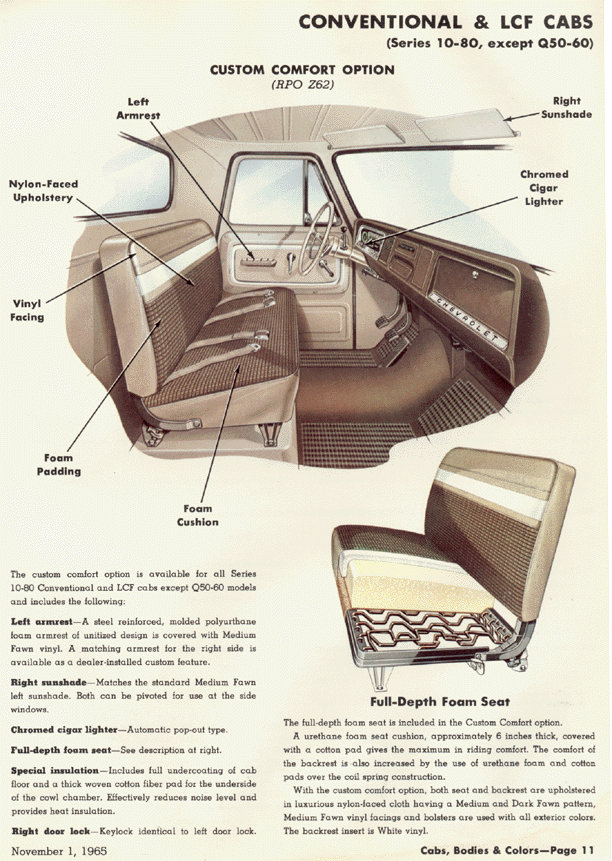 custom comfort interior