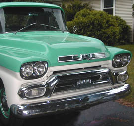 1955 1959 gmc hood
