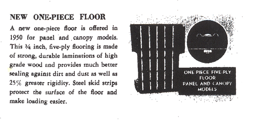 one piece floor