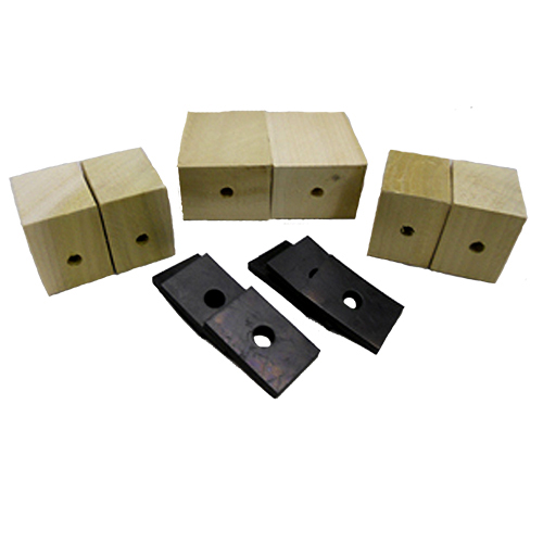 1934-1940 Bed Mounting Blocks With Pads 1/2 on Short Bed Chevrolet and GMC Pickup Truck