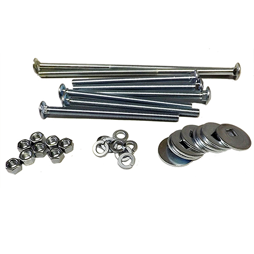 1954-1955 Bed to Frame Bolt Kit 1/2 Ton Short Bed Zinc Plate Chevrolet and GMC Pickup Truck
