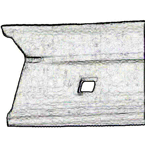 1973-1987 Bed Strip Corners 3/4 Ton Punched Cold Rolled Steel 97 Chevrolet and GMC Pickup Truck