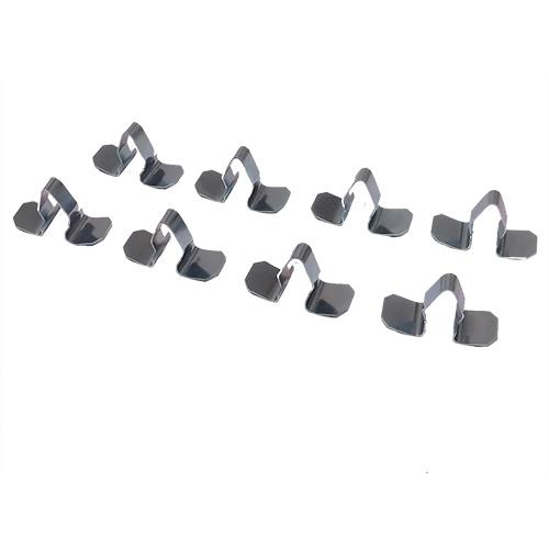1955-1959 Dash Clips Set Of 8 For Trim Strip at Base Of Windshield Chevrolet and GMC Pickup and Big Truck