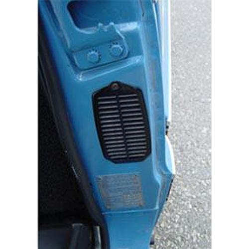 1969-1972 Cab Door Post Air Vent Grill. Stops rust in door post by allowing air flow. Chevrolet and GMC Pickup Truck
