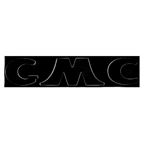 1947-1953 Tailgate Block Letters Decal Black GMC Pickup Truck