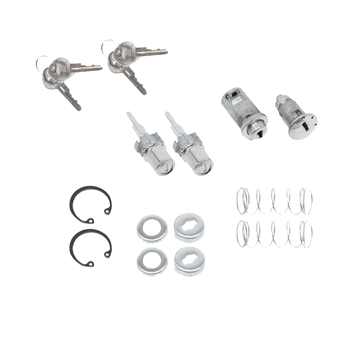 1967-1972 Door Locks And Ignition Cylinder With Matching Keys Chevrolet and GMC Pickup Truck