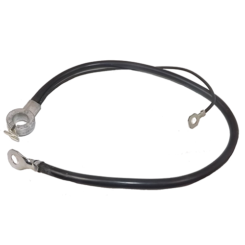 1964-1966 Battery Cable-Ground Six Cylinder W/Spring Ring Terminal Post Chevrolet and GMC Pickup Truck