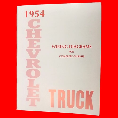 1954-1955 Wiring Diagram 1ST Chevrolet and GMC Pickup Truck