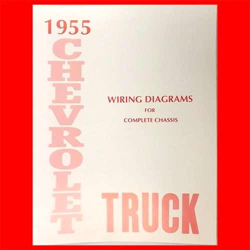 1955 Wiring Diagram 2nd Series Chevrolet and GMC Pickup Truck