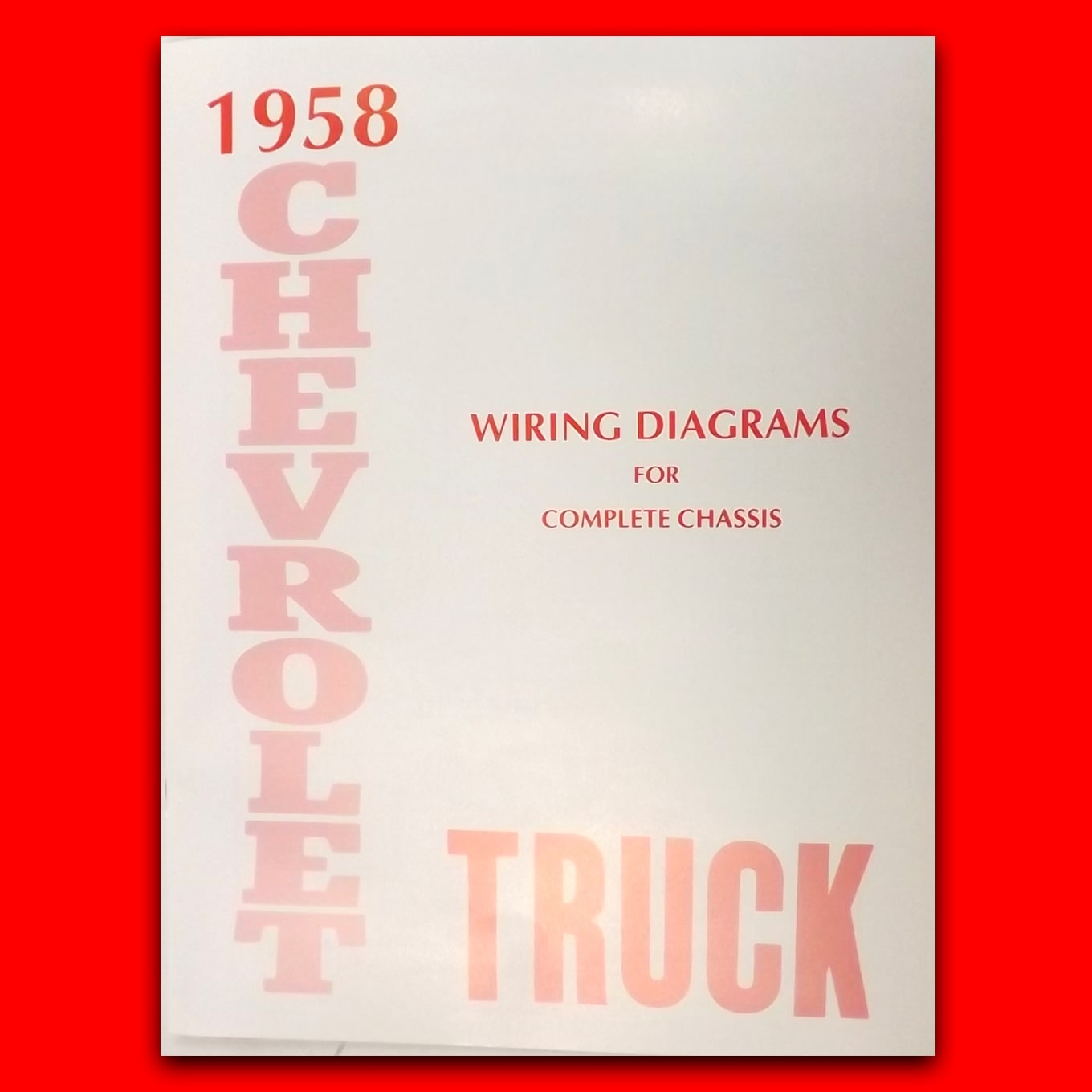 1958 Wiring Diagram Chevrolet and GMC Pickup Truck