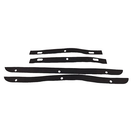 1947-Early 1955 Transmission Floor Cover Plate Gasket 4 Piece Set Chevrolet and GMC Pickup Truck