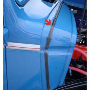 1942-1946 Hood Lace Rubber Chevrolet and GMC Pickup Truck