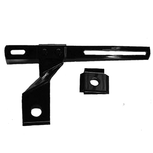 1937-1940 License Plate Bracket Front with Securing Plate Chevrolet and GMC Pickup Truck