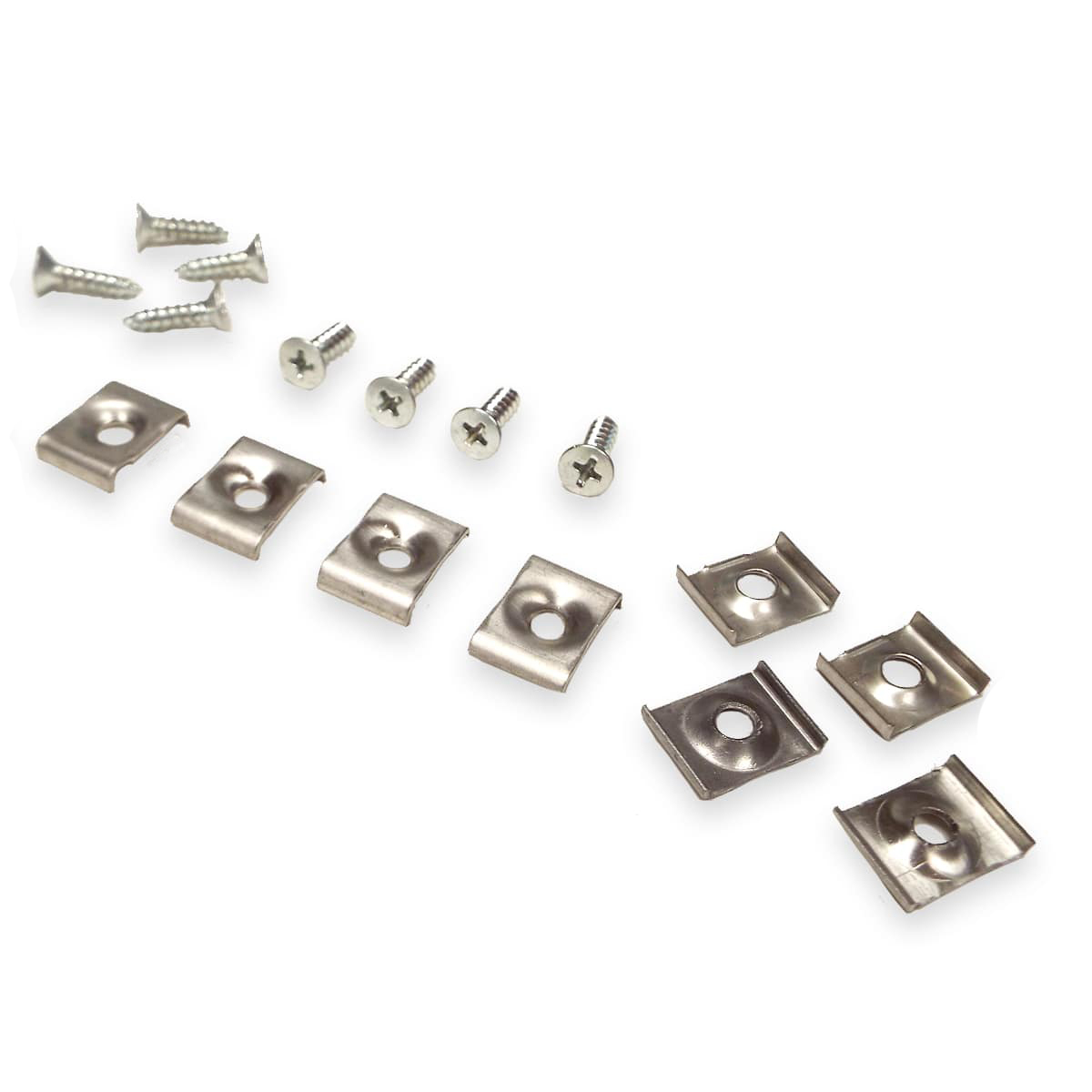 1947- 1955 Hood 8 Lace Retainer Clips and Phillips Screws Chevrolet and GMC Pickup And Big Truck