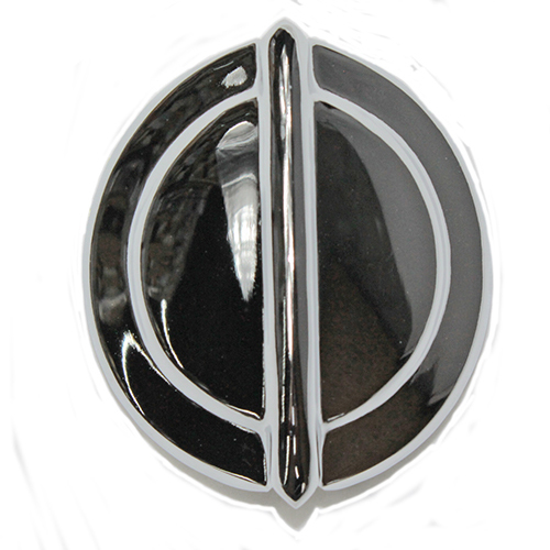 Crank Hole Cover with Clips 1936 Chevrolet Chrome Plated