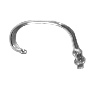 1936-1946 Hood Handle Chrome With Modification for 1937-38 Chevrolet Pickup Truck