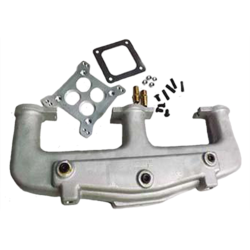 1939-1959 Intake Manifold 6 Cylinder 4 Barrel and Mounting Plate GMC Pickup Truck
