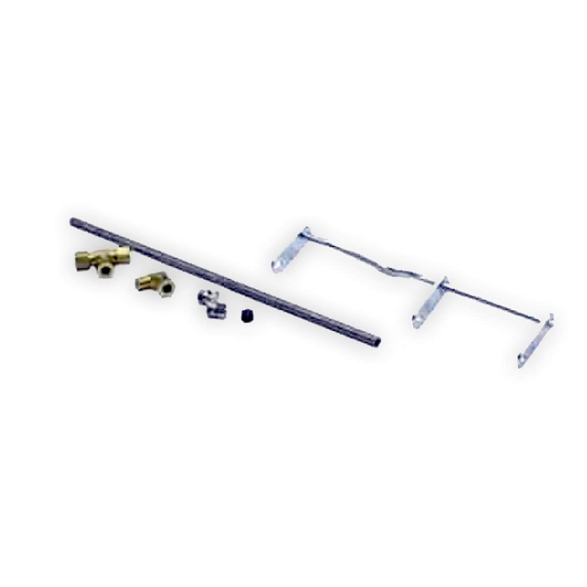 1954-1962 Offenhouser Manifold with Dual Intake Plus Linkage Chevrolet Pickup and Big Truck