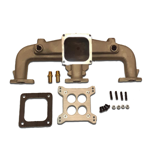1954-1962 Intake Manifold 4 Barrel and Plate 235-261 6 Cylinder Chevrolet Pickup Truck