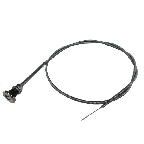 1947-1953 Choke Cable with Stainless Over Maroon Knob Chevrolet and GMC Pickup Truck