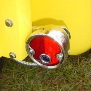 1954-Early 1955 Taillight with Red Plastic Lens and Blue Dot Chevrolet and GMC Pickup Truck