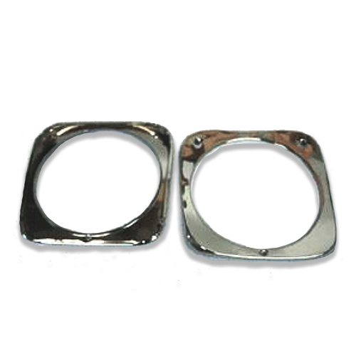 1964-1966 Chrome Headlight Rings Chevrolet Pickup And Big Truck