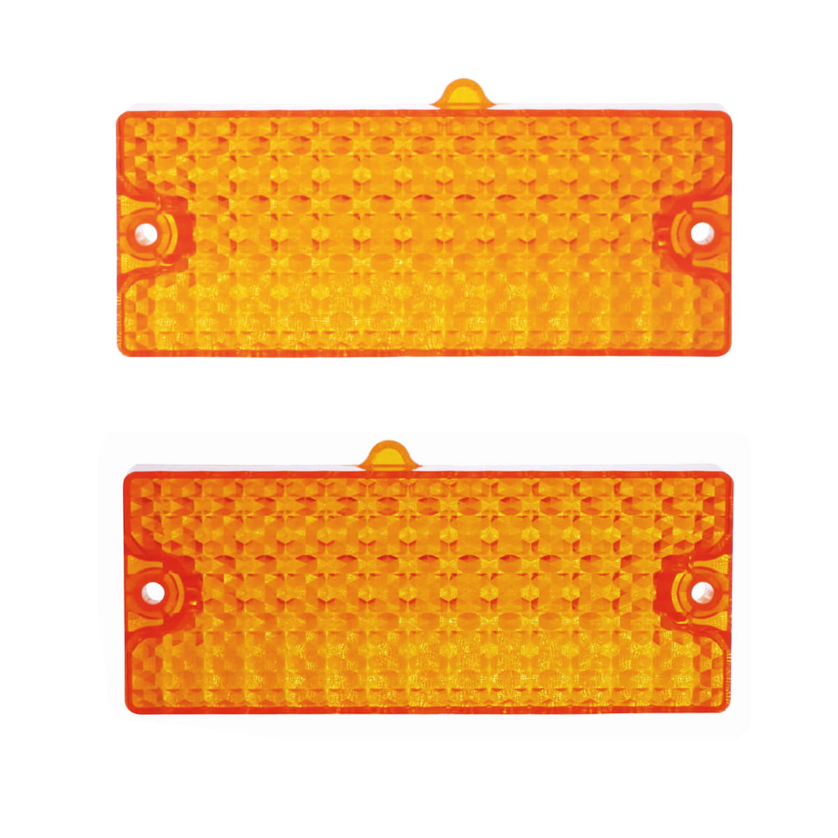1969-1970 Amber Parklight Lens Set Chevrolet Pickup Truck