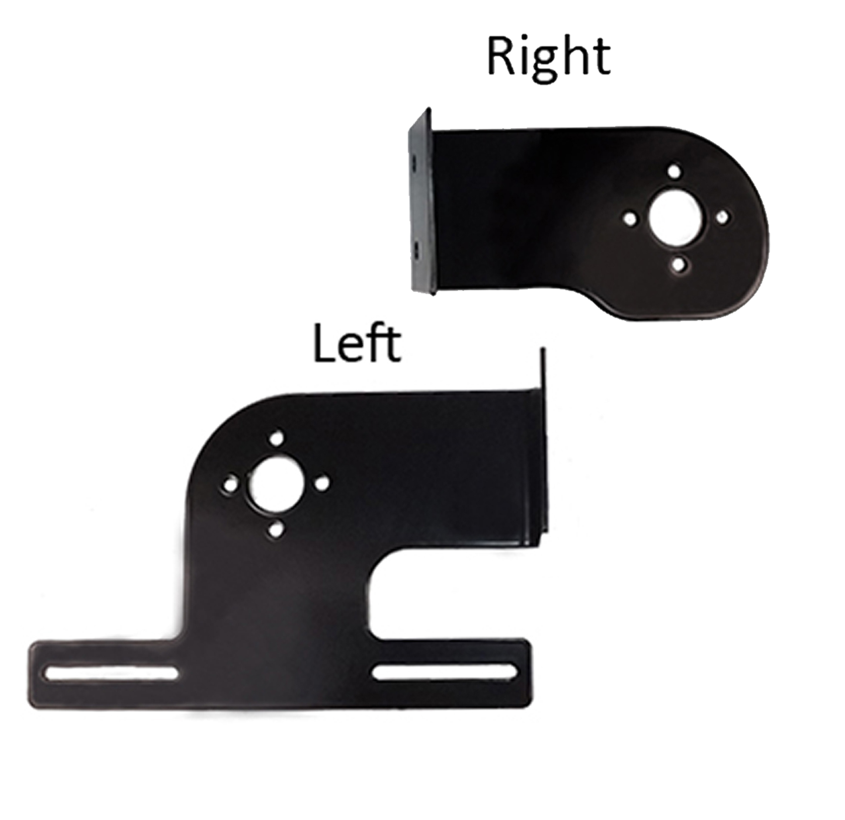 1936-1946 GMC Taillight Brackets Pair with Left License Bracket Pickup Truck as Original