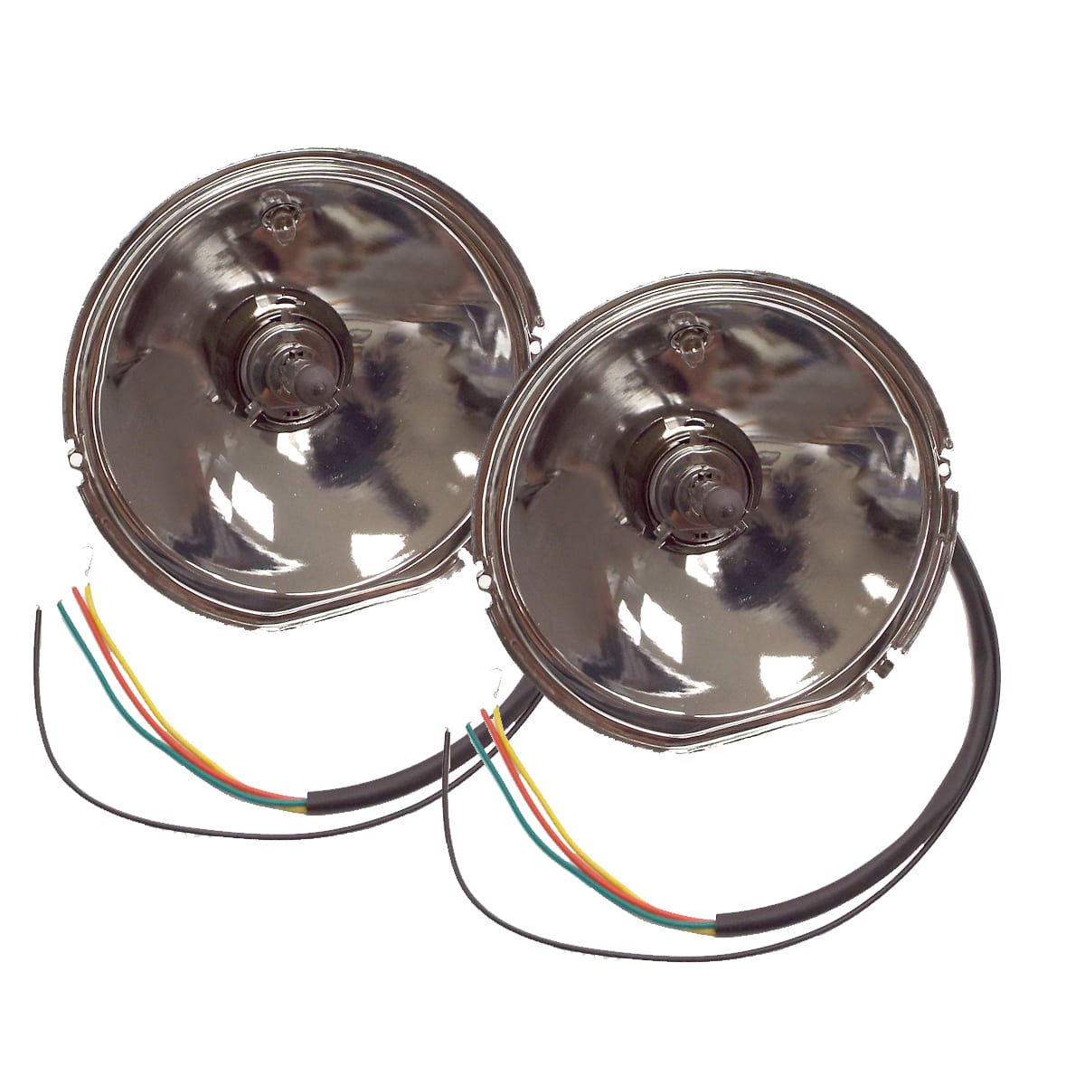 1937-1939 Headlight Reflectors Made With 12 Volt Halogen Bulbs Chevrolet and GMC Pickup Truck