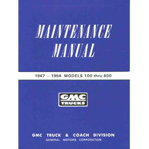 1947-1954 Shop Manual GMC Pickup Truck