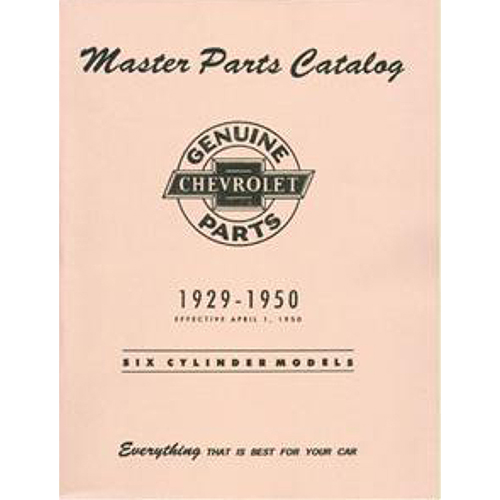 1929-1950 Master Parts Catalog Chevrolet and GMC Pickup Truck