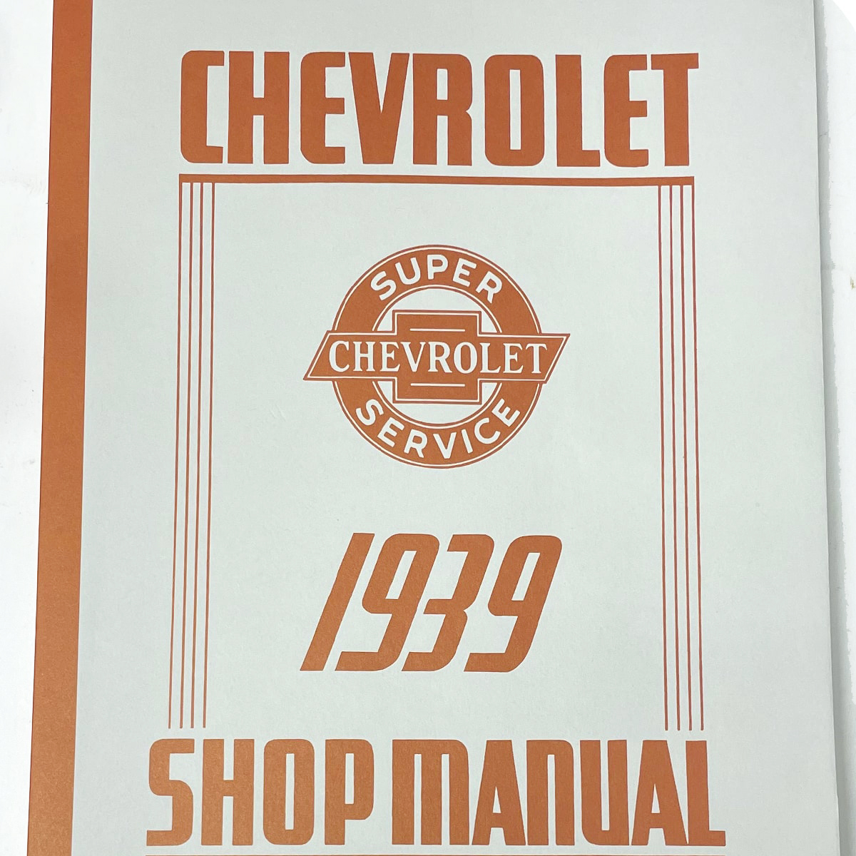 1939 Shop Manual Chevrolet Pickup Truck