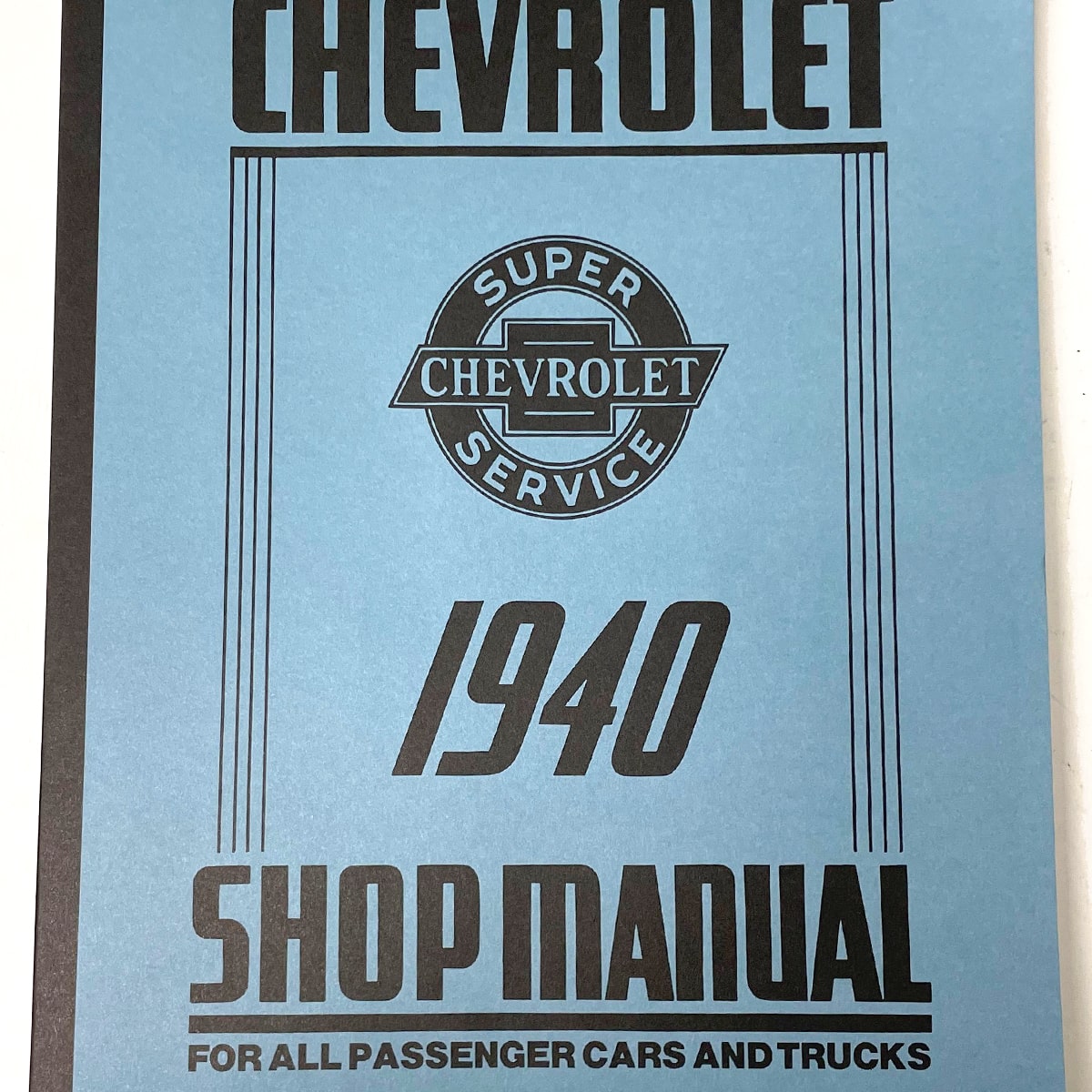 1940 Shop Manual Chevrolet Pickup Truck