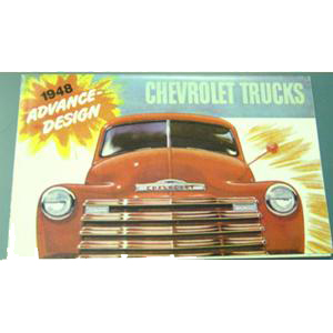1948 Brochure Light Duty Exact Reprint of Dealers Ad Foldout Chevrolet and GMC Pickup Truck