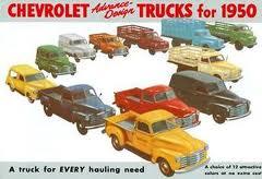 1950 Brochure Light Duty Exact Reprint of Dealers Ad Foldout Chevrolet and GMC Pickup Truck