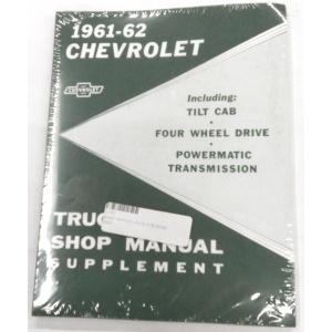1960-1962 Shop Manual Supplement 4X4 System Chevrolet and GMC Pickup Truck