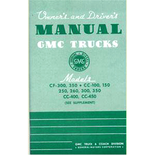 1944-1946 Owners Manual GMC Pickup Truck