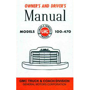 1947-1948 Owners Manual GMC Pickup Truck