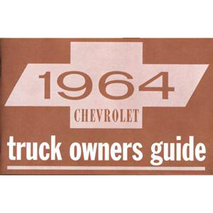 1964 Owners Manual Chevrolet Pickup Truck