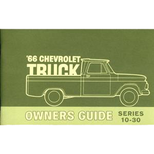 1966 Owners Manual Chevrolet Pickup Truck