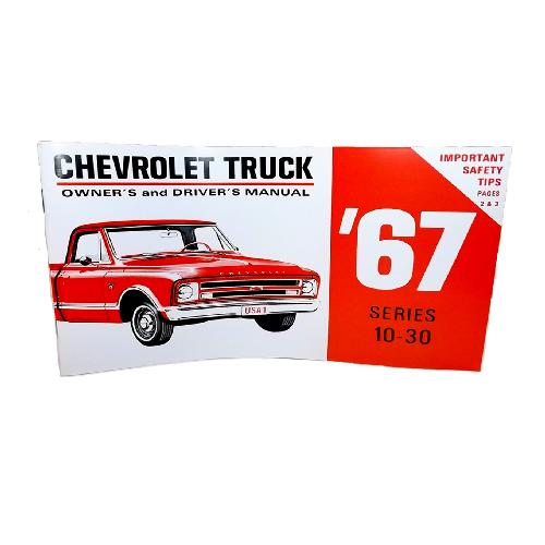 1967 Owners Manual Chevrolet Pickup Truck